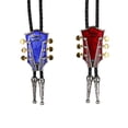 thumbnail image 1 of 2 Piezas Sytlish Western Cowboy Bolo Tie Country Musician de Joyería para Hombre Salvador Lazo occidental de Bolo, 1 of 5