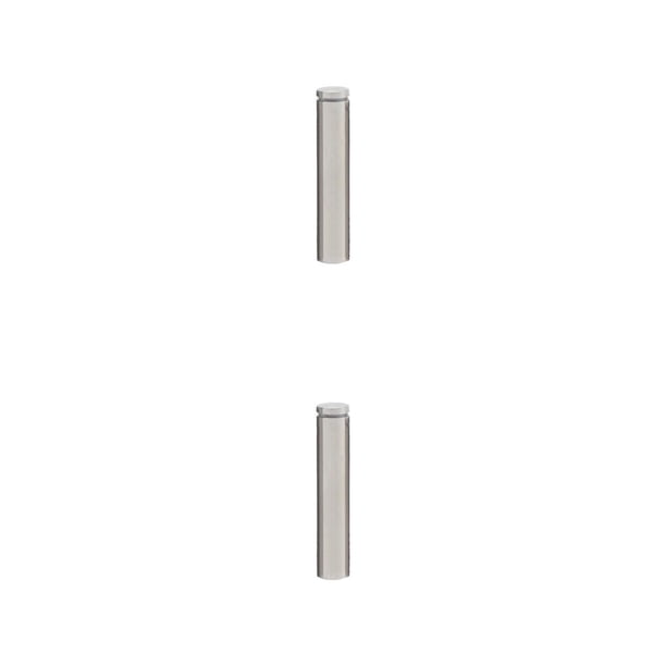 Speravity Tornillo de publicidad Durable Fácil instalación Espejo de vidrio Tuerca de clavo Perno Soporte para colgar en la pared Fuerte capacidad de 25x200mm 2piezas Speravity CBP351499
