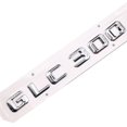 thumbnail image 2 of ZWEIP Car Rear Tail Emblem Number Letters Car Sticker For Mercedes Benz GLC300 GLC 300 Chrome Silver/ Matte Black, 2 of 2