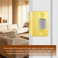 thumbnail image 7 of NOGIS Gold Door Strike Plate for Interior Doors, Security Door Lock Latch Reinforcement Plate, Exterior Strike Plate Repair Kit, Satin Brass (Gold), 7 of 7