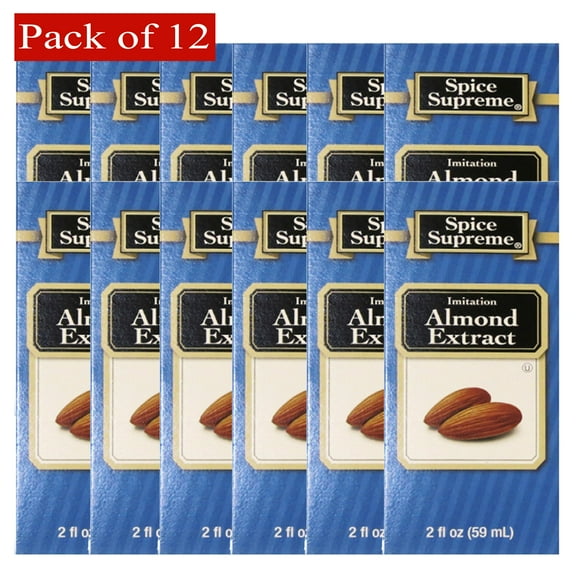 Spice Supreme- Imitation Almond Extract (59ml) 309605 - Pack of 12