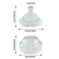 thumbnail image 2 of FEBUD Breast Shield for Breastfeeding Nipple Covers for Breastfeeding Soothing Silicone Covers Protection for Breast Care Mom Birth Nursery Baby Home kindness, 2 of 9