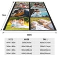 thumbnail image 6 of Personalised Blanket, Custom Blanket, Personalised Photo Blanket, Customised Photo Blanket Personalised for Adults Kids, Personalised Gifts for Mum, Dad, Boyfriend, Girlfriend (1 photo), 6 of 6