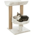thumbnail image 3 of TRIXIE Isaba Plush 2-Level 24.4" Cat Tree with Sisal Scratching Posts, 2 Perch, Greige, 3 of 8