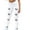 White, variant on qolati Women's Skinny Jeans Y2k Butterfly Print Low Waisted Pencil Pants Casual Loose Fit Leggings Denim Trousers
