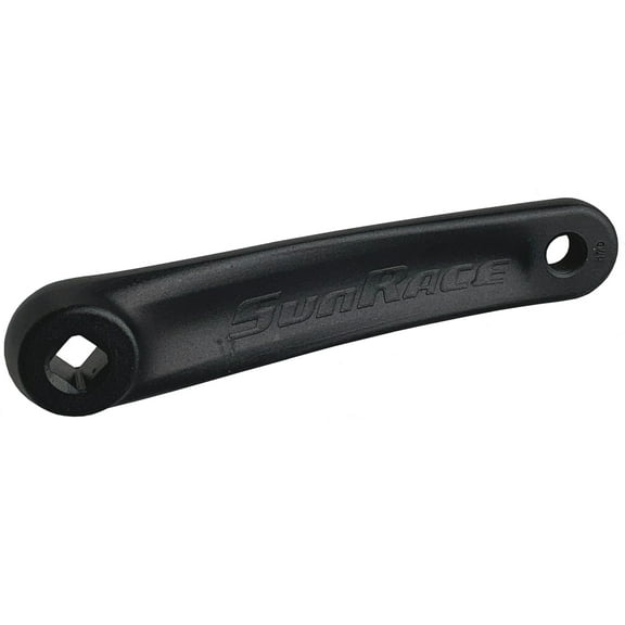 SunRace Left Hand Crank in Black - Diamond - 170mm