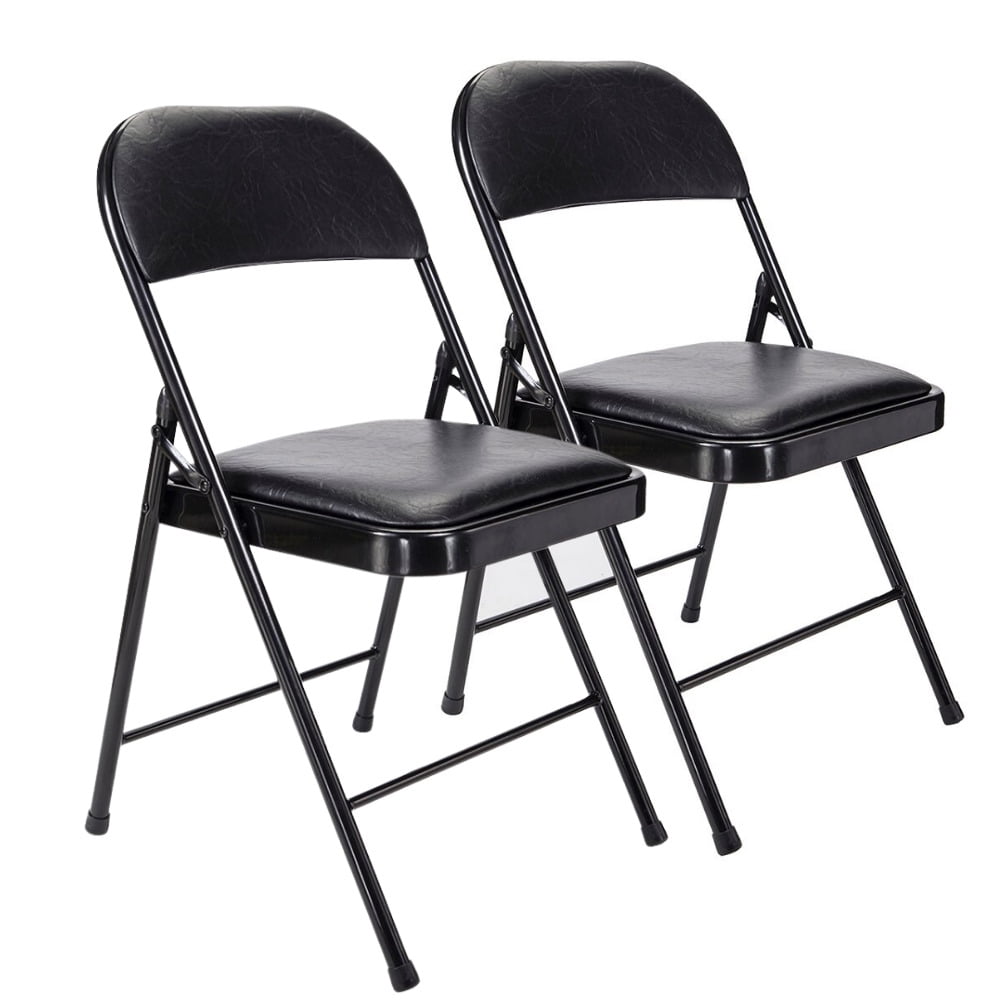 Steel Folding Chair (8Pack), Black