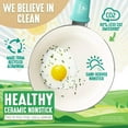 thumbnail image 3 of GreenLife Soft Grip 16 Piece Healthy Ceramic Nonstick Cookware Set, Turquoise, 3 of 11