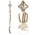 thumbnail image 5 of XZKING 41 Inches Macrame Planter Hanger Large for 7.8 inch Pot,Hanging Planter for Indoor Plants, 2 Pack,NO Pot/Plant Included (Brown), 5 of 7