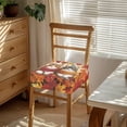 thumbnail image 2 of SEANATIVE Thanksgiving Chair Covers for Dining Chairs Fall Dining Chair Seat Covers Set of 4 Cute Cat Chair Seat Slipcovers Rear-Covered Chair Cushion Cover Fit for Most Regular Sized Chairs, 2 of 7