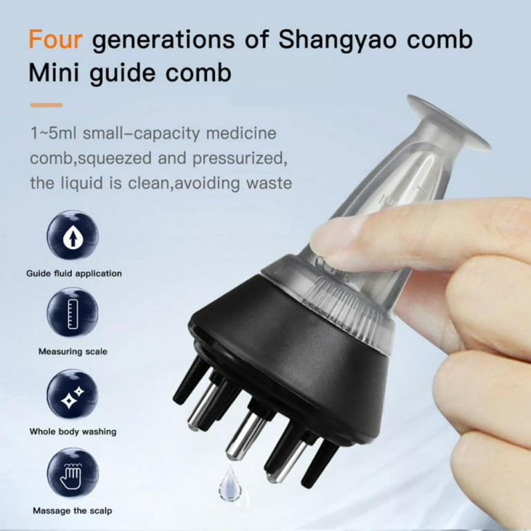 Portable Mini Massage Comb Scalp Applicator Liquid Comb Essential