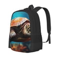 thumbnail image 2 of Daiia Realistic Turtle Backpack for Men and Women -Durable Backpack Large Capacity, Water-Resistant Bag with Adjustable Straps and Laptop Compartment, 2 of 9