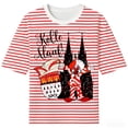thumbnail image 4 of DHFJKG Striped Carnival T Shirt Women Short Sleeve Festival Graphic Tee Comfortable Casual Crewneck Top Summer Fanshion Clothes Trendy Tops, 4 of 4