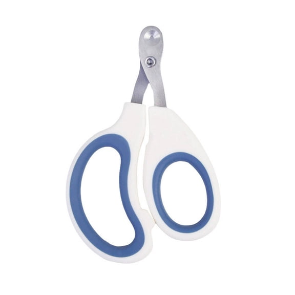 FACEGA Cat Nail Trimmer Round Cut Hole Cat Nail Clippers for Indoor Cats Pet Nail Clippers Cat Claw Clippers Blue and White Style 1