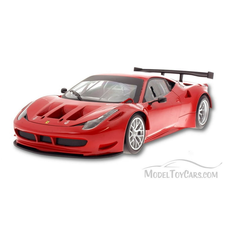 未開封 ホットウィール 1/18 Ferrari 458 ITALIA GT2 Ferrari 458 Italia GT2 Rosso Corsa Red 1/18 Diecast Car