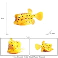 thumbnail image 4 of Ksopiavobs Realistic Animal Figures Yellow Boxfish Sea Animal Toy, Science Project, Cake Topper, Early Educational Toys Birthday for Toddlers Kids Age 3 4 5, 4 of 5
