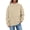 CJ11_Beige, variant on Mock Neck Sweatshirt Women Comfort Oversized Sweatshirts Long Sleeve Pullover Turtleneck Tops Fall Winter Sweatshirt Orange S