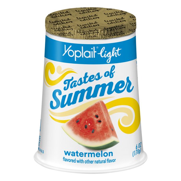Yoplait Light Tastes of Summer FatFree Watermelon Yogurt, 6 Oz