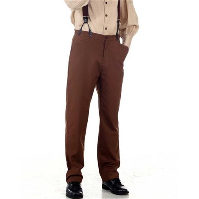 The Pirate Dressing C1345 Pantalon Steampunk Classique Marron - Medium