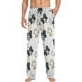 thumbnail image 3 of Top-kevin Multi- Border Collie Men's Pajama Pants Pjs Bottoms with Pockets Sleep Lounge Pants for Men, 3 of 13