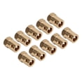 thumbnail image 2 of 10 Uds. Acoplamientos hexagonales de 12mm junta de acoplador Flexible de latón para eje de neumático de vehículo de Motor RC con tornillos, 2 of 12