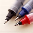thumbnail image 4 of DELI S656 12-Pack Roller Ball Pens 0.5mm Liquid Ink Writing Pen for Students Red, 4 of 5