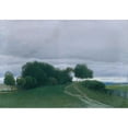 thumbnail image 3 of Ferdinand Brunner 24x18 Black Modern Framed Museum Art Print Titled - Truber Evening (1903), 3 of 5