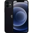 thumbnail image 1 of Pre-Owned No Plan-Unlocked Device Apple iPhone 12 Cell Phone 256GB 4GB RAM Black, 1 of 1