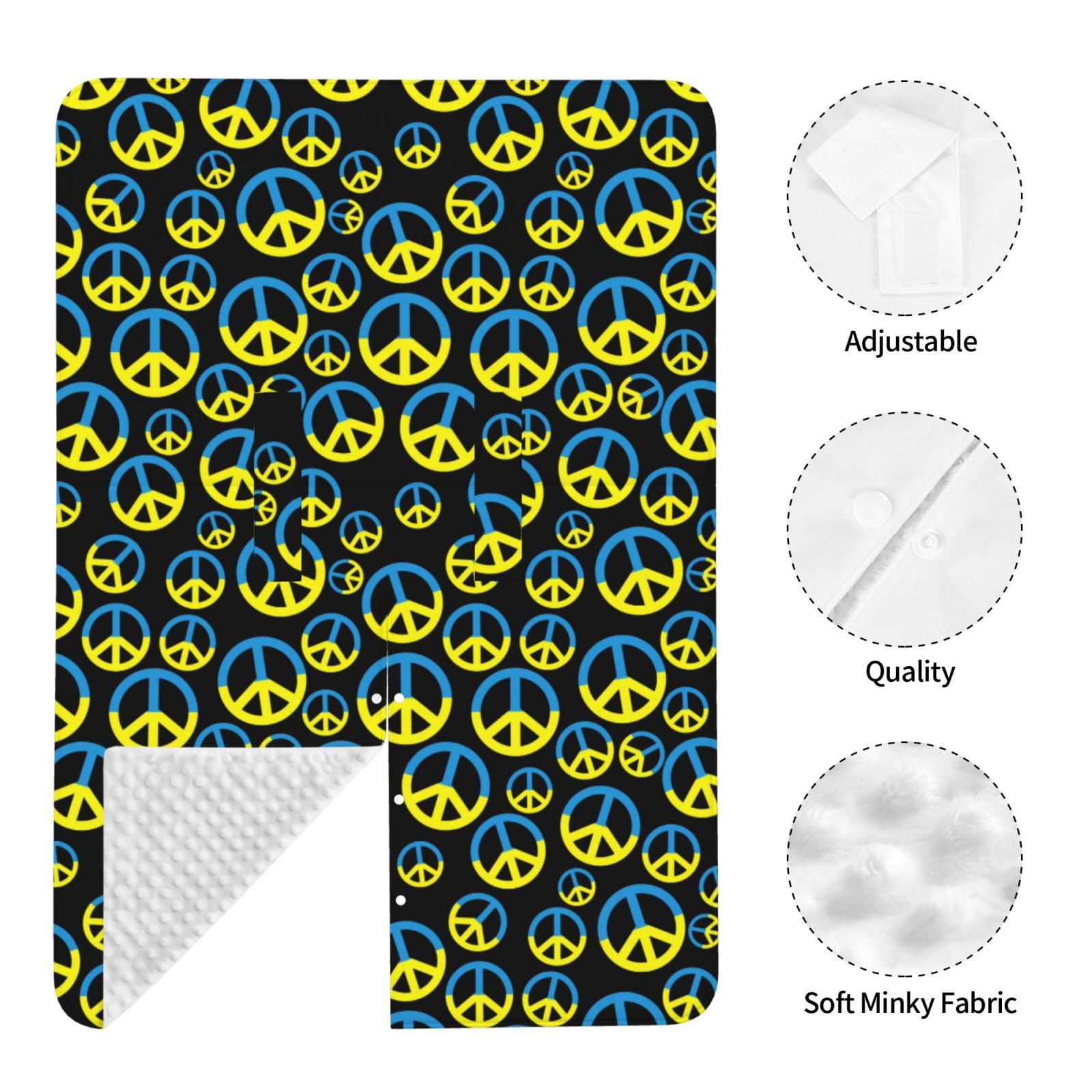 Car Seat Cover Baby - peace sign flag Breathable Infant Car Seat Cover for Baby Carseat, Lightweight Comfort Baby Essentials Must Haves Newborn Stuff for Girl Boy