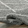 thumbnail image 4 of nuLOOM Tess Moroccan Shag Area Rug, 8' 10" x 12', Gray, 4 of 9