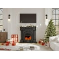 thumbnail image 7 of BOSHIRO Electric Fireplace with Mantel, 51 Inch Solid Wood TV Stand with Fireplace, Roman Column Design for Entryway Decor, Bedroom, 7 of 7