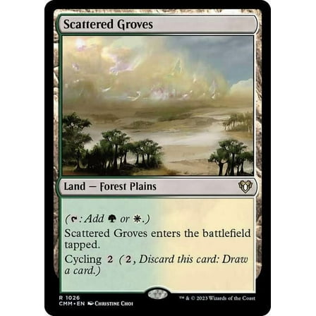 MtG Commander Masters Rare Scattered Groves #1026