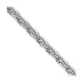thumbnail image 7 of 925 Sterling Silver Rhodium-plated 1.5mm Diamond-cut Spiga Chain 24 Inch, 7 of 7