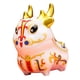 thumbnail image 4 of Recipiente de porcelana con figuras de dragones del año chino, estatua decorativa, cerdito Blanco, 4 of 9