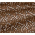 thumbnail image 4 of oneOone Cotton Jersey Brown Fabric Skins Animal Sewing Material Print Fabric By The Yard 58 Inch Wide, 4 of 4