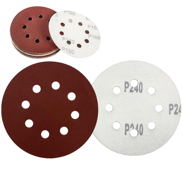 Orbital Sander Pads With Hook And Loop Design Offering Various Grits For Woodworking Metalworking And Finishing Projects Ideal For Random Orbital Sanders