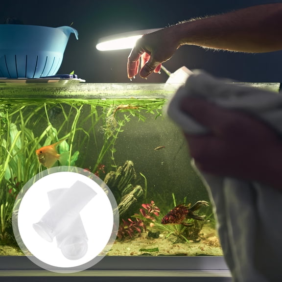 Masteelf 2PCS White Aquarium Filter Socks for Daily Use Made of PP Perfect for Freshwater Marine Tanks 200um