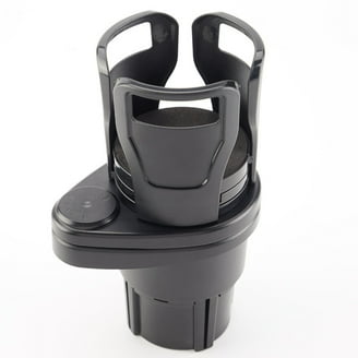 Automotive Bekerhouder Adapter, 360-graden draaibare auto lade, Verstelbare dubbele bekerhouder, Autostoel voedsel lade, Snacks houder voor voertuigen, Bekerhouder Insert, Stevige Voedsel Tray