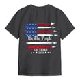 thumbnail image 6 of Patriotic Shirts Women's Short Sleeve Workwear T-Shirt Dark Gray,S, 6 of 6