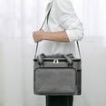 thumbnail image 2 of Naiovety Bolsa de almuerzo térmica para mantener los alimentos frescos y deliciosos de gran capacidad. Bolsas de almuerzo térmicas portátiles Organizadores de utensilios de cocina gris, 2 of 6