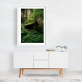 thumbnail image 2 of Forest Shack - Photography Forest Nature Woodland Rustic Wilderness Mystical White Framed Wall Art Print 16 x 24 inches, 2 of 3