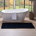thumbnail image 4 of Mohawk Home Homespun Plush Fade/Stain Resistant Non-Slip Machine Washable Bath Rug, Indigo, 2' x 5', 4 of 6