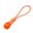 Orange. color, variant on Misright Pet Toy Teething Toy Teething Ball Molar Pet Chew Dental Cleaning Toy