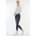 thumbnail image 5 of Kancan - Esther High-Rise Ankle Skinny Jeans with Raw Destructed Hem (27.5" Inseam) - KC7274LG -ST, 5 of 8