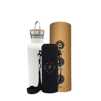 The Regis Stainless Steel Sports Water Bottles 25oz WHITE