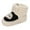 Black, variant on Otqutp Baby Flat Sole Shoes Warm Shoes Soft Booties Comfortable Boots Toddler Warming Home Shoes Snow Boots for Baby Girls and Boys(B,6-12 Months)