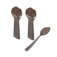 thumbnail image 2 of Coppetta Fashion Gray Plastic Petal Spoon - 4 1/2" x 1" - 500 count box, 2 of 11