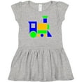 thumbnail image 3 of Inktastic Cute Colorful Train Girls Baby Dress, 3 of 5