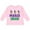 AD-Pink, variant on Inktastic Mardi Gras Fleur De Lis Trio Boys or Girls Long Sleeve Toddler T-Shirt