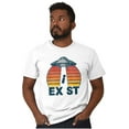 thumbnail image 4 of Aliens Exist UFO Beam Cool Believers Men's Graphic T Shirt Tees Brisco Brands X, 4 of 4